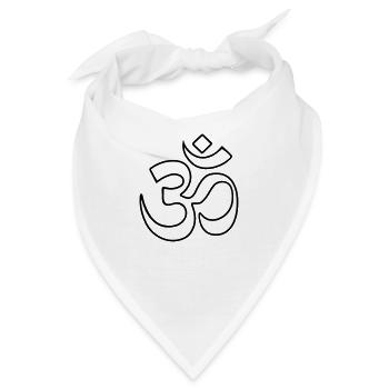 om - Bandana - Weiß - Vorne