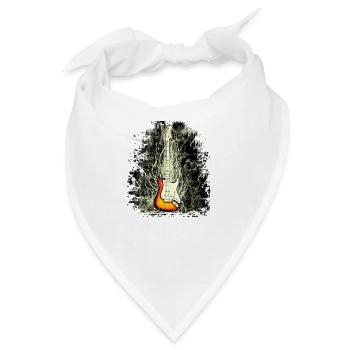 guitar - Bandana - Weiß - Vorne