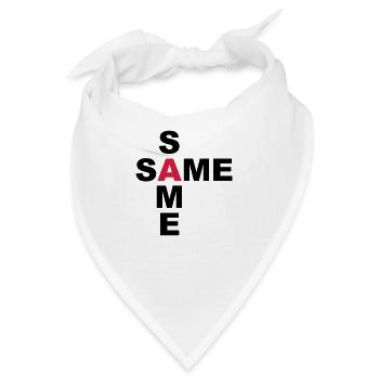 SAME SAME but different - Bandana - Weiß - Vorne