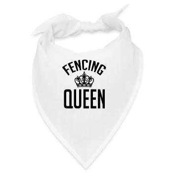 Fencing queen - Bandana - Weiß - Vorne