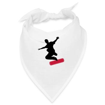 Skater - Bandana - Weiß - Vorne