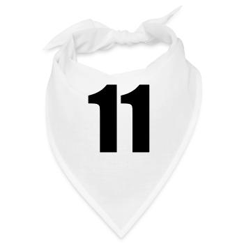 11 - Bandana - Weiß - Vorne