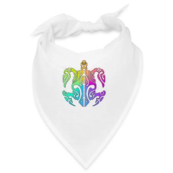 tahiti turtle - Bandana - Weiß - Vorne