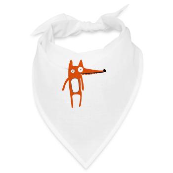 Fuchs - Bandana - Weiß - Vorne