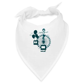 riesenrad - Bandana - Weiß - Vorne