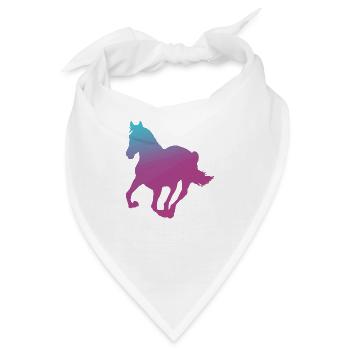 horse 1 2 - Bandana - Weiß - Vorne