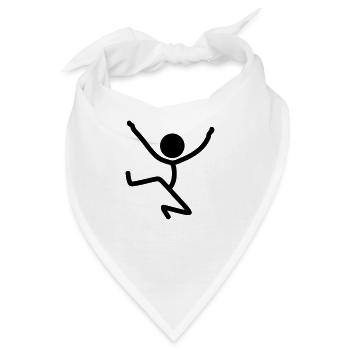 Party Jumping - Bandana - Weiß - Vorne