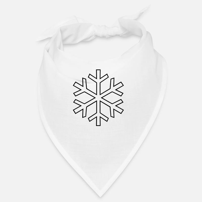 snowflake - Bandana - Weiß