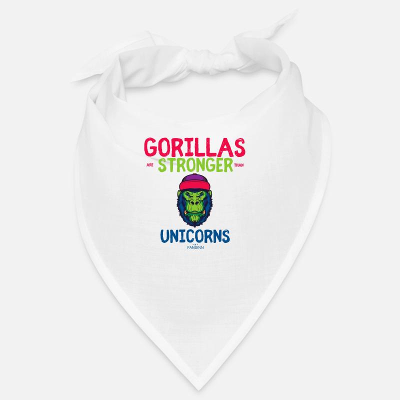 Gorilla stark Einhorn Unicorn Geschenk Bandana