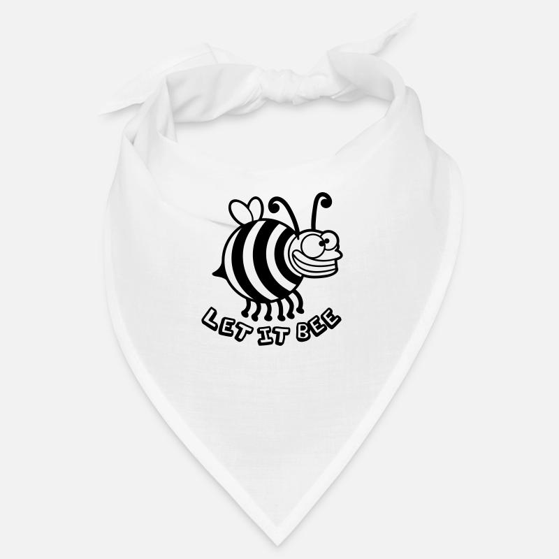 Thick crazy bee let it bee Bandana