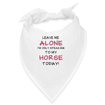 Horse - Bandana - Weiß - Vorne