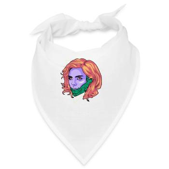 Anormaler Cyborg - Bandana - Weiß - Vorne