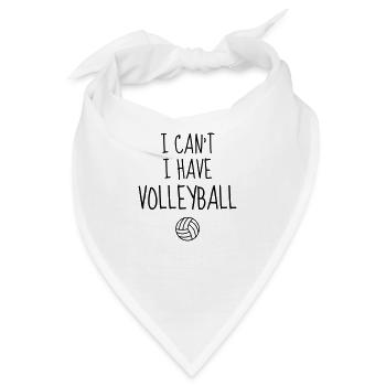 Volleyball - Volley Ball - Volley-Ball - Sport - Bandana - Weiß - Vorne