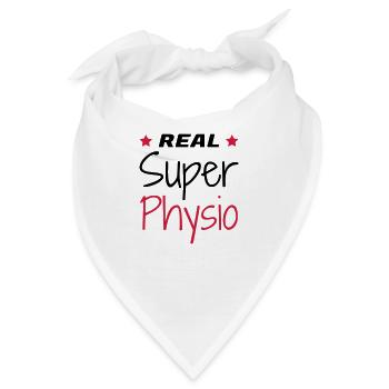 Krankengymnast / Krankengymnastin / Physio / - Bandana - Weiß - Vorne