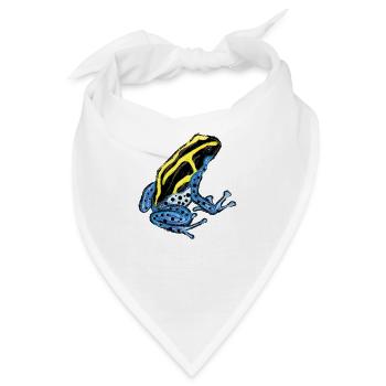 Baumsteigerfrosch Pfeilgiftfrosch PoisonDartFrog 1 - Bandana - Weiß - Vorne