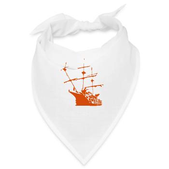 Schiff - Bandana - Weiß - Vorne