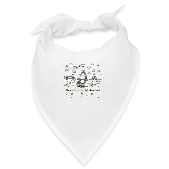 Sheepworld Ohne Schutzengel One Size - Bandana - Weiß - Vorne