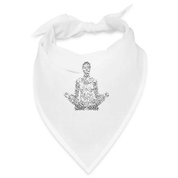 Meditation Dunkle Materie Sammlung (Schwarz) - Bandana - Weiß - Vorne