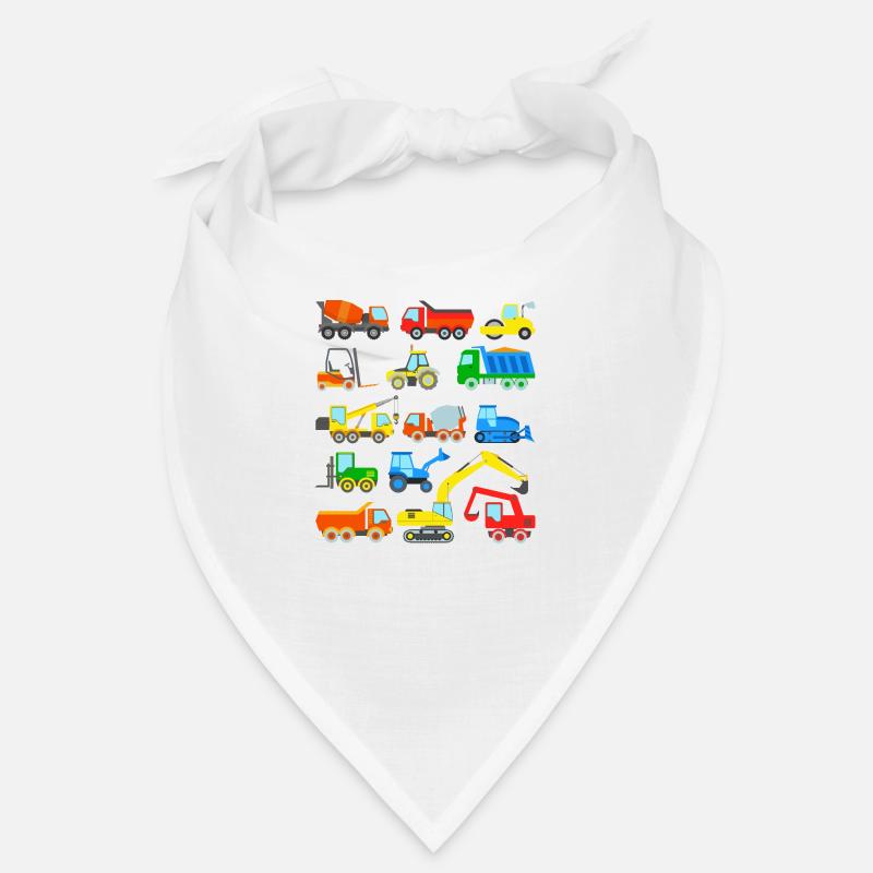 Construction sites Vehicles Excavators Bandana
