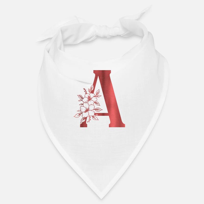 A Monogramme, point Bandana