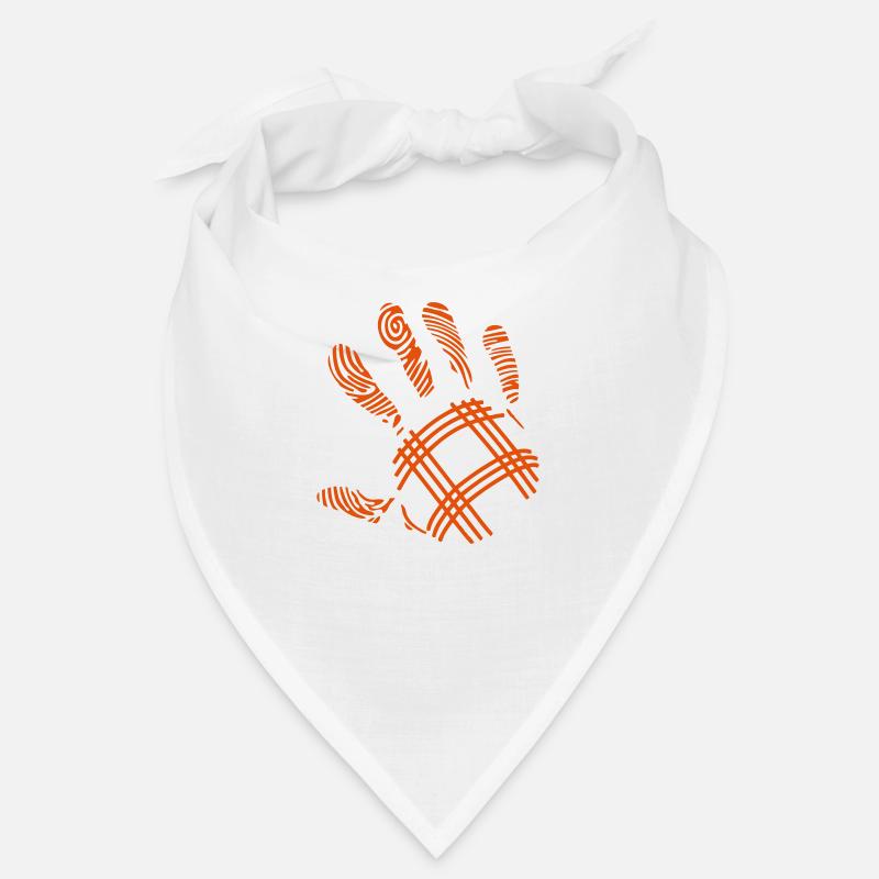 petanque empreinte main Bandana