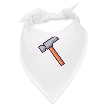 Hammer - Bandana - Weiß - Vorne