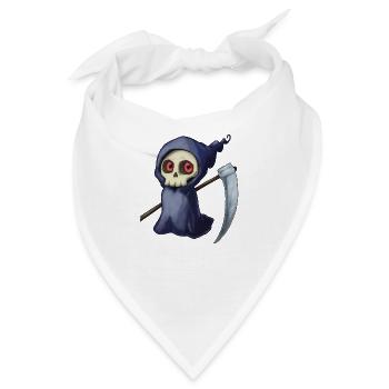 Little Death - Bandana - Weiß - Vorne