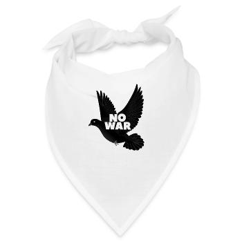 No War - Bandana - Weiß - Vorne