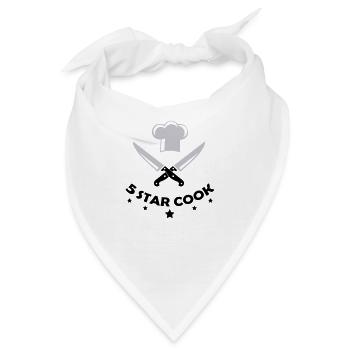 5 Star Cook - Bandana - Weiß - Vorne