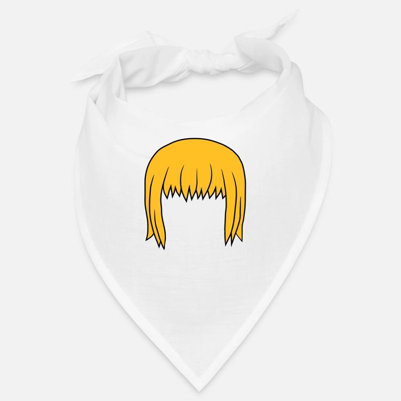 Anime Blonde Bob Coiffure Bob Bandana