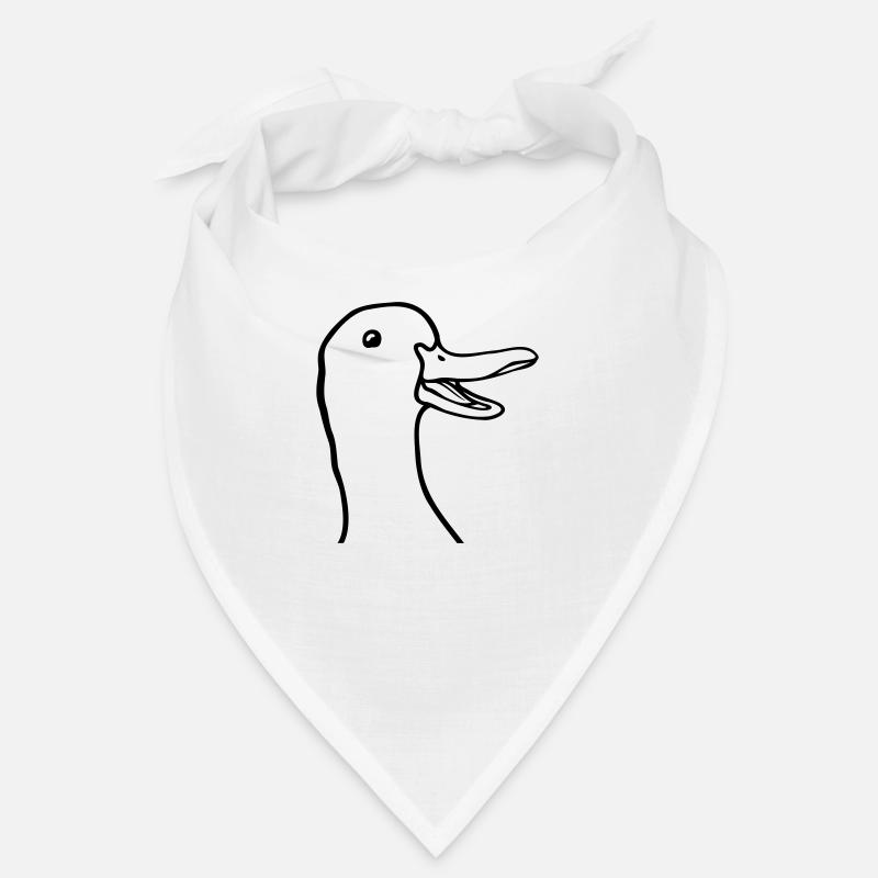 Comic head cute goose Bandana