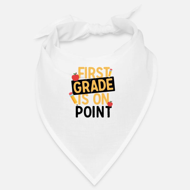 First Grade Is On Point Bandana