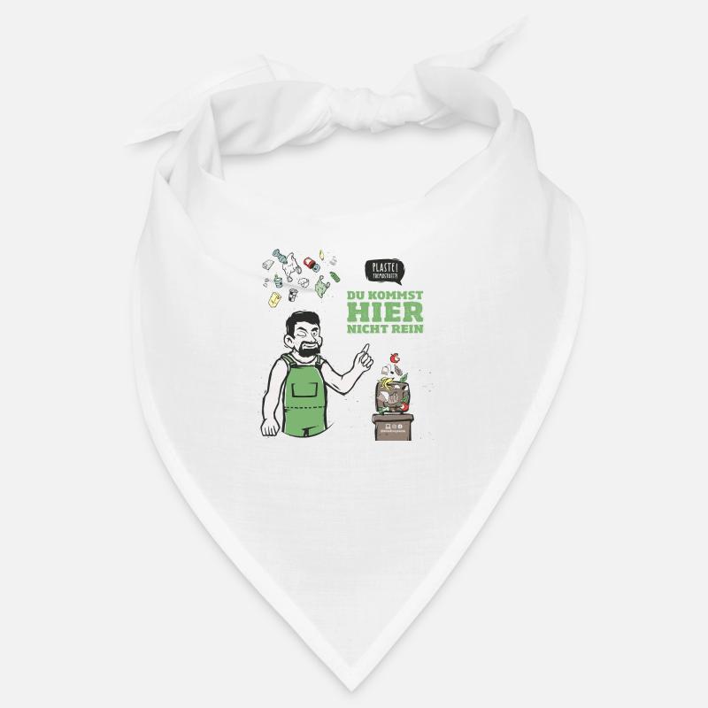 Bioabfall Biotonne Spruch Abfall Sprechblase Bandana