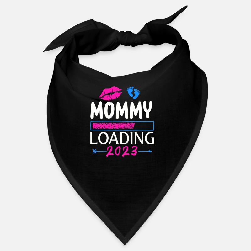 Mama loading 2023, werdende Mutter 2023 Bandana
