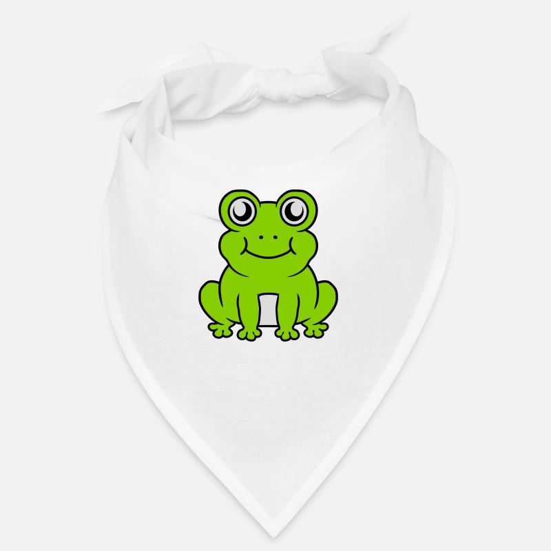 Petite grenouille douce assise Bandana