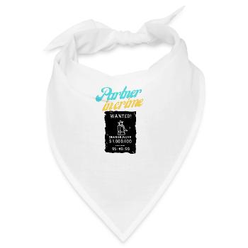 Wanted - Bandana - Weiß - Vorne