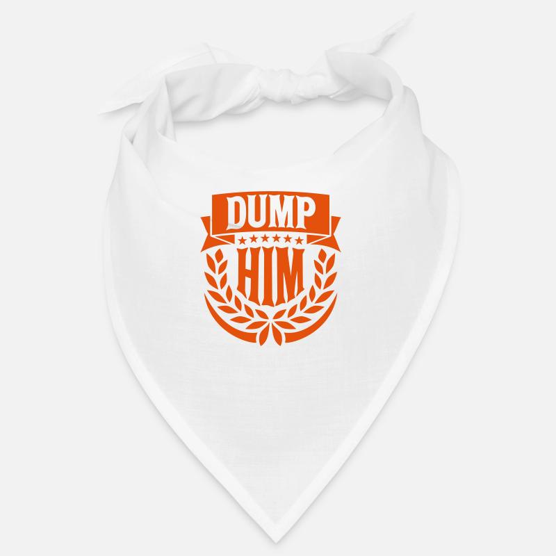 Dump Him Quote Logo Bandana