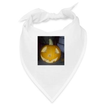 Kürbis - Bandana - Weiß - Vorne