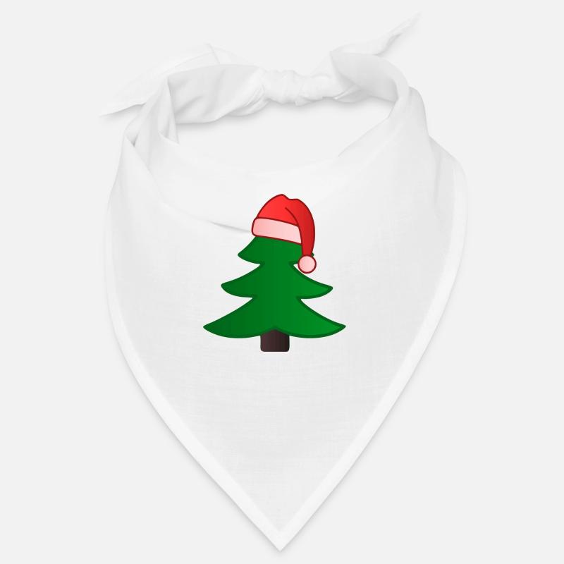 Weihnachtsbaum - Bandana - Weiß