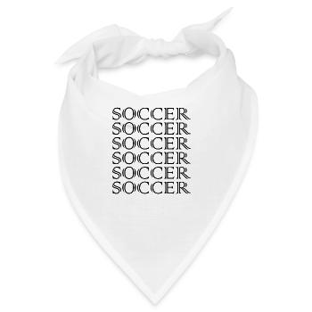 Fußball Soccer - Bandana - Weiß - Vorne
