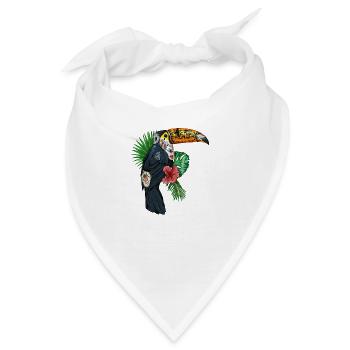 Tätowierung - Bandana - Weiß - Vorne
