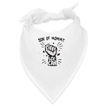 Schwangerschaft Babyparty Babyshower Boy Girl - Bandana - Weiß - Vorne