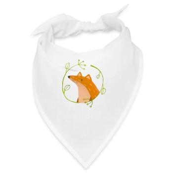 Wildtiere - Bandana - Weiß - Vorne