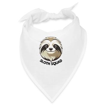 SLOTH SQUAD - Bandana - Weiß - Vorne