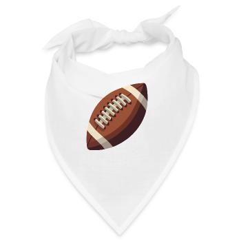 Fußball - Bandana - Weiß - Vorne
