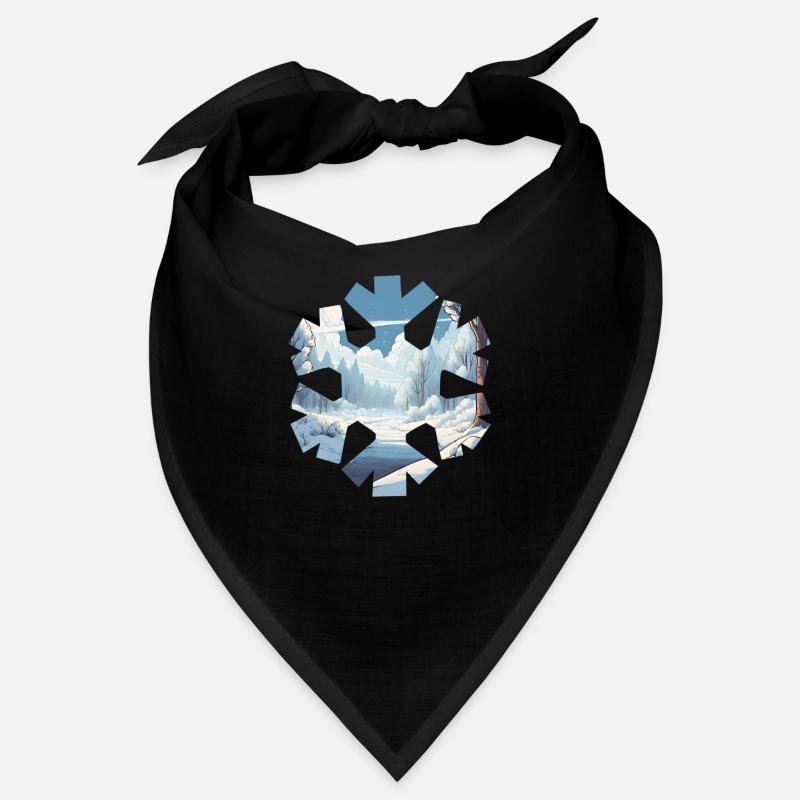 Winterwunderland Naturblick Bandana