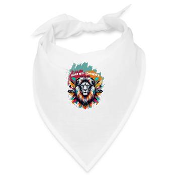 ROAR WITH CONFIDENCE - Bandana - Weiß - Vorne
