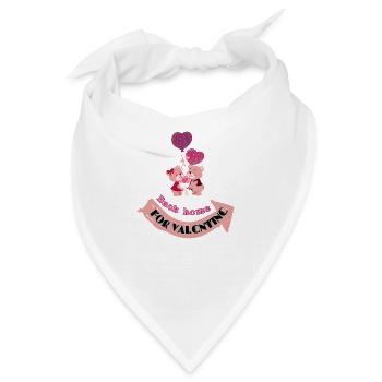 BACK FOR HOME FOR VALENTINE - Bandana - Weiß - Vorne