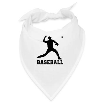 baseball - Bandana - Weiß - Vorne