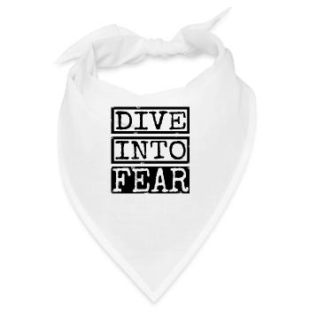 sayings courage quotes humor cultivating courage - Bandana - Weiß - Vorne